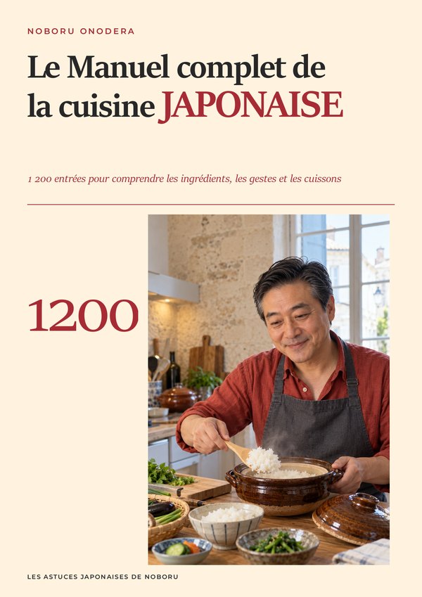 Le Manuel complet de la cuisine japonaise couverture du mini-livre